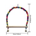 thumbnail image 3 of Parrot Trick Tabletop Toys Bird Training Basketball Stacking Rings Toy Kit Bird Puzzle Set, 3 of 4