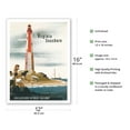 thumbnail image 2 of Virginia Seashore - Chesapeake Bay Cape Henry Lighthouse - Chesapeake & Ohio Railway - Vintage Travel Poster by Bern Hill c.1950s - Bamboo Fine Art 290gsm Paper (Unframed) 12x16in, 2 of 4
