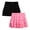 Cotton Candy/Black, variant on Girls Scooter Skirts - 2 Pack Soft Breathable Pull-On Ruffled Skirts for Girls