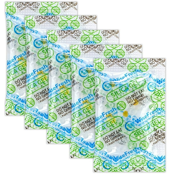 200Pcs 1 Gram Food Safe Desiccant Packs, Silica Gel Packets, Indicating Desiccant Moisture Absorbers for Storage