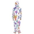 thumbnail image 3 of Vzayyk 4T-14Y Size Aviliable Cozy One-Piece Footless Sleeper Pajama Vibrant Design Butterfly, 3 of 8