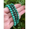 thumbnail image 3 of Malachite Crystal Bead Bracelet 7-8mm, Wholesale Genuine Malachite Stretch Gemstone Bracelet, Gift for Men & Women (5), 3 of 8