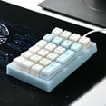 WINDLAND Mechanical Number Pad 21 Key Hot Swappable Numpad Corded