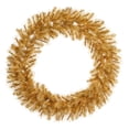 thumbnail image 1 of Vickerman Gold Glitter Cashmere Pre-lit Wreath, 1 of 1