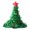 Red&Green, variant on Star Topper Christmas Tree Hats Christmas Hats - Santa Hats - Reusable New Year Party Prop Unisex Holiday Hat