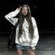 thumbnail image 2 of Sudadera con capucha Vintage con estampado de estrellas, chaqueta de manga larga de gran tamaño, sudadera con cremallera y bolsillo, ropa de calle de moda Harajuku, Y2K, 2 of 5