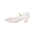 thumbnail image 3 of ZAPATILLAS TACONES VESTIR LEON NIÑA JOVENCITA BLANCO TEXTIL 3341 LEON 3341p, 3 of 3