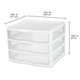 thumbnail image 2 of Sterilite Wide 3 Drawer Unit - 3 Pk, 2 of 6