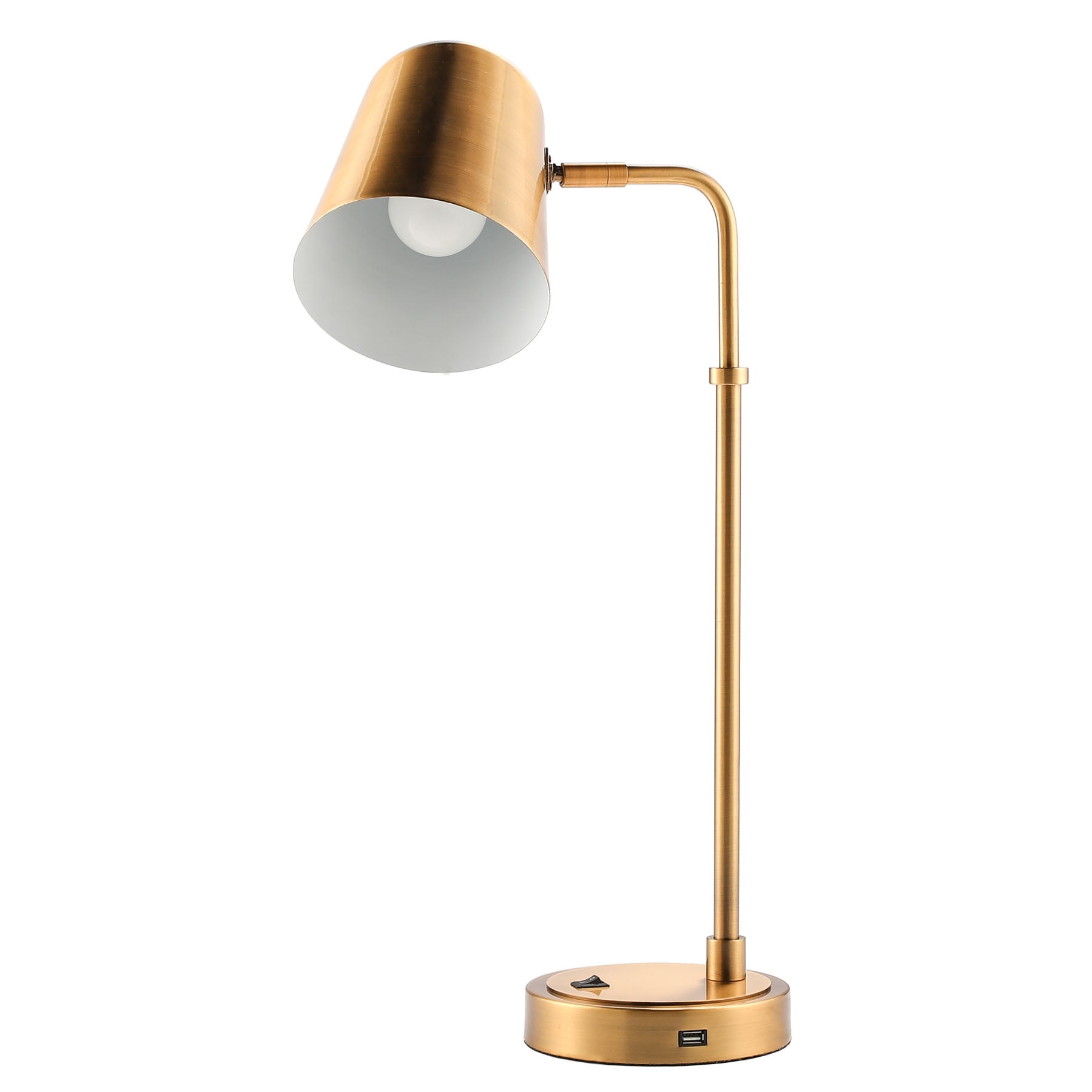 Portable Swivel Pharmacy Table Lamp with 2A USB Port LED Pharmacy Style