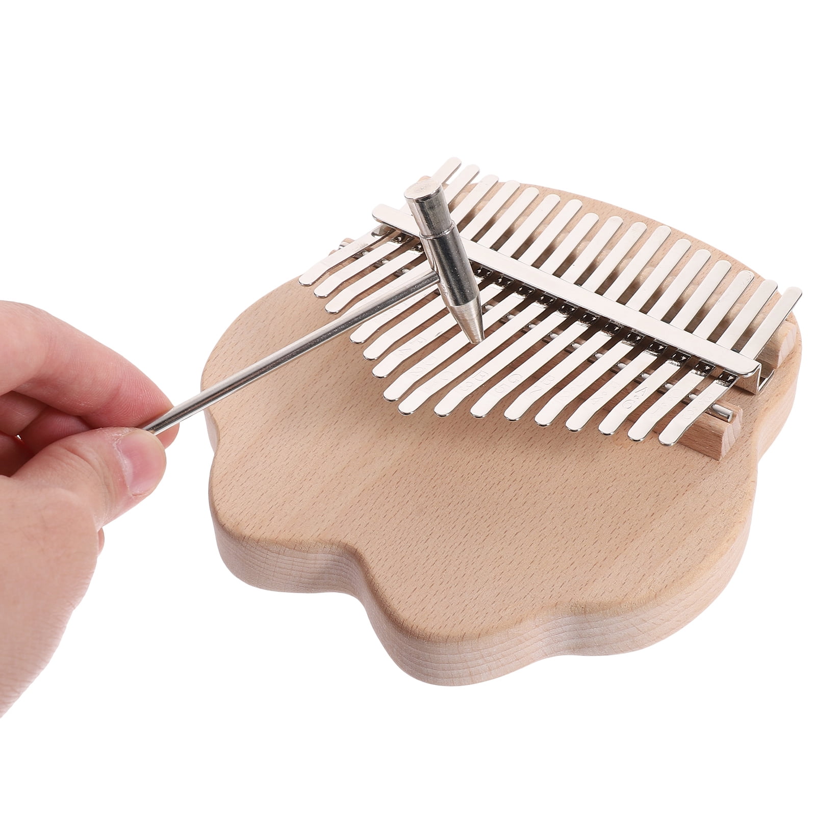 YOSADIER 1Set Assorted Color Kalimba Finger Piano Thumb Piano 17 Keys Ergonomic Beginner Musical Instrument