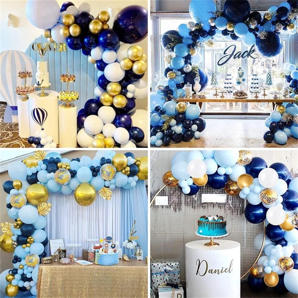 Yansion Blue Balloon Arch Garland Kit, 94-Piece photo 8