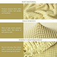 thumbnail image 3 of Stretch Dining Room Chair Slipcovers Spandex Fabric Removable Washable Chair Protector Cover for Dining Room, Hotel, Ceremony, Wedding, Party (Beige Knit, 6 Per Set), 3 of 7