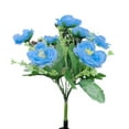 thumbnail image 1 of Cateissary Luces de flores con energía solar Patio Jardín Luz de piso al aire libre Luz solar de hierba rosa al aire libre Iluminación y accesorios azul, 1 of 6