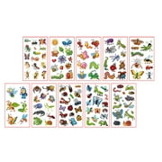 10 Sheets Tattoo Stickers Kids Supply Decorative Tattoos Fake The Face Decorate Temporary Encanto for Child