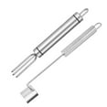 thumbnail image 6 of Shoreew Corn Planer Thresher Stainless Steel Corn Cob Peeler Corn Thresher Tool with Ergonomic Handle for Home Kitchen BBQ, 6 of 6
