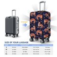 thumbnail image 5 of Haiem Leopard Print Luggage Cover Printed Suitcase Covers for Luggage Elastic Washable Suitcase Protector Fits 18-32 Inch Luggage-Small, 5 of 8