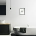 thumbnail image 2 of Wash Your Paws Pet Shapes Typography Graphic Art Black Framed Art Print Wall Art, 2 of 7
