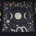 thumbnail image 3 of Granjero Gordo Mantel de altar cuadrado de 25 x 25 pulgadas, suministros de brujería para tarot (negro), 3 of 5