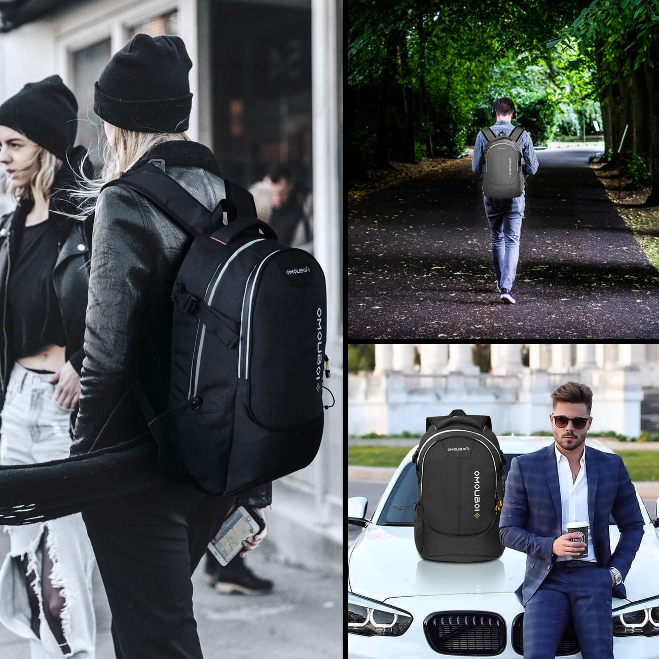 Ogguno 25L Tactical Laptop Backpack For Men - 15.6" Travel & College Backpack, Water Resistant, Anti-Theft Pocket - View #9