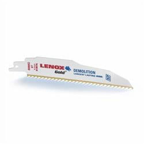 Lenox 21220B6066GR Gold Bi-Metal Saw Blade, 6 TPI, 6", 25-Pack