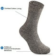 thumbnail image 6 of 5 Pairs Men's Wool Loop Socks, Winter Warm Thick Socks, Men's Outdoor Home Casual Socks fits all sizes 8-12, 6 of 7