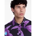 thumbnail image 4 of Birdie Bound Men's and Big Men's Midnight Bloom Polo Shirt, Sizes XS-4XLT, 4 of 5