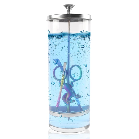 Tarro de barbero BOMOQING, 1035 ml, para implementos de manicura y pedicura