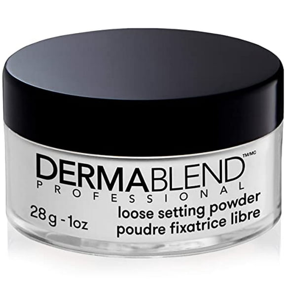 Dermablend Loose Setting Powder, Translucent Powder for Face Makeup, Mattifying Finish and Shine Control, 28g