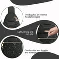 thumbnail image 3 of Taicans Crossbody Small Sling Backpack Sling Bag for Women Men,Multipurpose Crossbody Shoulder Bag Travel Hiking Backpack with Earphone Hole,Sling Bag for Men Black, 3 of 5