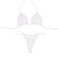 thumbnail image 4 of MKLEKYY Trajes De Baño Dama Women Bandeau Bandage Bikini Set Push-Up Brazilian Swimwear Beachwear Swimsuit, 4 of 5