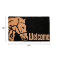 thumbnail image 3 of Coir Door Mat Horse Head - Welcome, 3 of 3