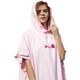 thumbnail image 4 of Minnieouse Albornoz de repuesto de secado rápido a prueba de viento de manga corta para hombres y mujeres con capucha de Color sólido para playa Pijama Rosa claro, 4 of 6