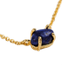 thumbnail image 3 of Collar de Mujer con Piedras Naturales LuckyLy Ivy Azul UNITALLA con Baño de Oro 18k y Dije de Cuarzo, 3 of 7
