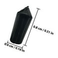 thumbnail image 2 of Phenofice 80Set Black Pc Material Durability Flight Fixator Wing Protector For Dart Games, 2 of 8