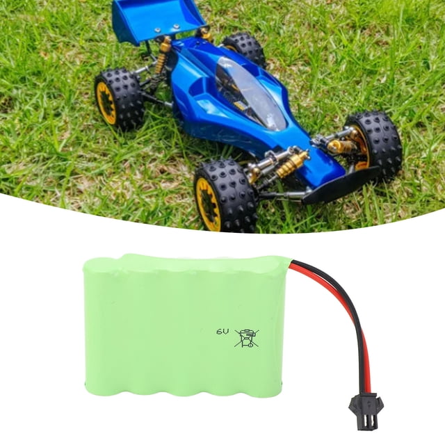 Lithium Battery, Replacement 6.0V 2400mAh Rechargeable Lithium Battery Portable with SM 2P Plug for RC Cars