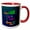 Red/White, variant on 3drose, Cheer Loud Shine Bright Sparkle More, Diamond, Stars, 3drsmm, 15oz Mug