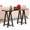thumbnail image 2 of Simpli Home Console de Chevalet en Marron Foncé, 2 of 5