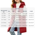 thumbnail image 3 of hotojiny Kids Long Puffer Vest Girls Boys Quilted Hooded Sleeveless Coat Thicken Button down Zip up Padded Outerwear Vests(Red,14-15 Years), 3 of 9