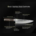thumbnail image 6 of Professional Kitchen Knives Japanese Chef Knife Set High Carbon Stainless Steel Sharp Fruit Slicing Knife Set with Wooden Handle, 6 of 7