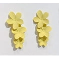 thumbnail image 2 of StylesILove Women Flower Drop Earrings Cute Resin Summer Floral Dangle Earrings (Yellow), 2 of 5