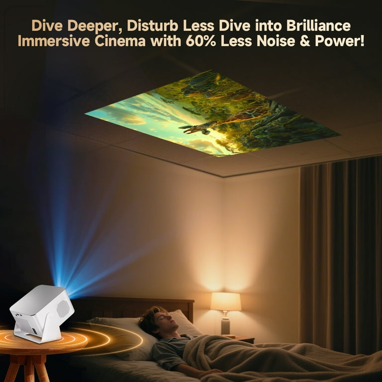 Magcubic 8K Support Native 1080P Full HD Projector, 900 ANSI