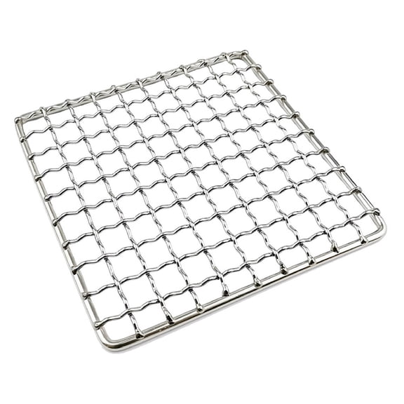 Stainless Steel Grilling Net Barbecue Grilling Mesh Camping Fire Cooking Rack