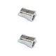 thumbnail image 1 of Methold Metal Mini Pencil Sharpeners School Tools Office Manual Bulk Pencils Alloy Silver Classical Learning Sharpening Plata 2piezas, 1 of 6