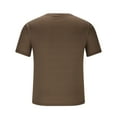 thumbnail image 4 of PNTUTB Men's Fashion Oversized Solid Color T-shirts Workout Short Sleeve Casual Crewneck Tee Tops, 4 of 5
