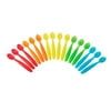 The First Years Take & Toss Dishwasher-Safe Infant Feeding Spoons, Rainbow Colors, 16 Pk