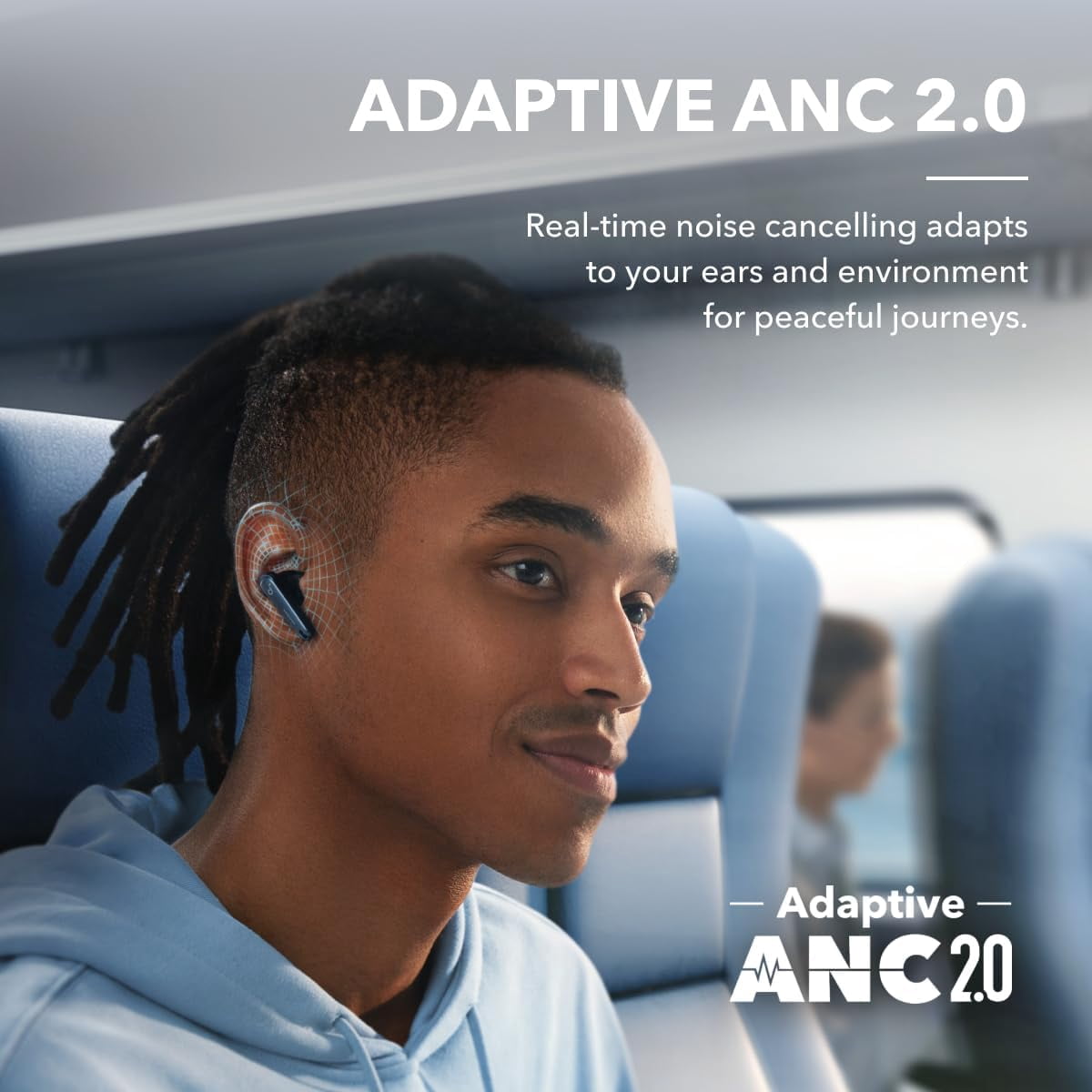 Restored Like New Soundcore by Anker Liberty 4 NC Wireless Noise Cancelling Earbuds, 98.5% Noise Reduction, Wireless Charging (Refurbished)