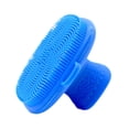 thumbnail image 3 of Cepillo de limpieza facial Salvador herramienta de cuidado de fregado flexible silicona suave húmedo y seco azul, 3 of 9