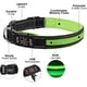thumbnail image 3 of Collar LED para perro, ajustable, verde (mediano [40-55 cm]), con 3 modos y 7 colores, impermeable, recargable por USB., 3 of 5
