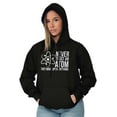 thumbnail image 3 of Never Trust An Atom Science Nerd Joke Unisex Plus Fleece Graphic Hoodie Brisco Brands 2X, 3 of 5