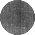 thumbnail image 1 of Ahgly Company Indoor Round Oriental Gray Industrial Area Rugs, 7' Round, 1 of 4